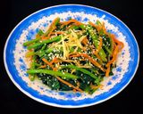 Hình bước làm 6 của món Cải Bó Xôi Trộn Sốt Dầu Hào