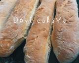 Baguette (Roti Perancis) langkah memasak 8 foto
