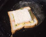 A picture of step 2 of Vegetables Stuff Bread Sandwich.