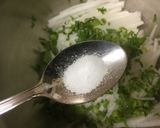 A picture of step 5 of Japanese Radish Salad.