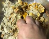 A picture of step 2 of Jowar Sorghum White Millet Masala Poori.