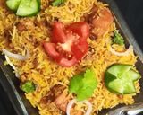 A picture of step 8 of Chicken biryani 🍽.