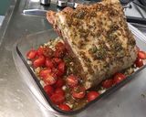 Une image de l'étape 8 de Carré de porc mariné rôti au four & tomates cerises.