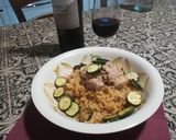 Foto del passaggio 3 della ricetta Bulgur con zucchine e tonno