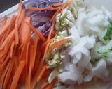 Foto del paso 6 de la receta: Fideos fritos con berenjenas doradas en salsa de naranja