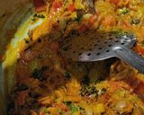 A picture of step 4 of Seeraga samba egg paniyaram biryani.