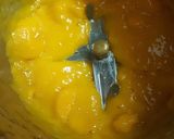 A picture of step 1 of Mango  shake.