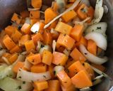 A picture of step 3 of Butternut and Bean Soup.