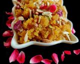 A picture of step 8 of Moong dal halwa.
