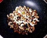 A picture of step 2 of Dates and Dry Fruits Roll.