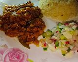 A picture of step 5 of Chanay ki dal served with zeera rice 🍛🍛🍛.