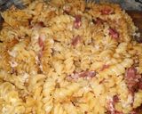 Foto del paso 5 de la receta: Tirabuzones (fideos con panceta y queso azul)