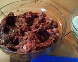 Foto del paso 2 de la receta: Berenjena y calabacín relleno de carne molida