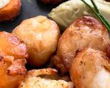 Cornish Monkfish Goujons with Sweet Potato Fondant and Pea Purée recipe step 4 photo