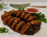 Foto langkah ke 7 dari resep Terong Saus Isi Ayam.