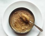 A picture of step 2 of Banana Peanut Butter Nice Cream with Coffee Granita.