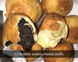 A picture of step 1 of Chocolate Cream Cheese puffs Recipe By Bilkisu Ammani (Chuchu).