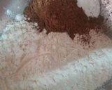 A picture of step 1 of Eggless Chocolate cookies.