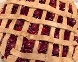 Málnalekváros-cseresznyés pite recept fázis 2 fotója