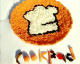 A picture of step 6 of Vegetable Cookpad logo.