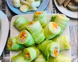 Hình bước làm 3 của món Cải thảo cuộn (thích hợp với cả Keto ạ)