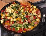 Une image de l'étape 23 de Gratin de légumes multicolores au lard, emmental et persil.