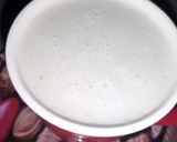 A picture of step 5 of Banana apple shake🍌🍒.