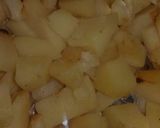 A picture of step 1 of Aloo Chana Chaat.