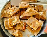 A picture of step 6 of (Khorak) winter special Sindhi Burfi (whole wheat flour sweet).