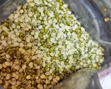 A picture of step 2 of Split moong dal and rice Dal khichdi.