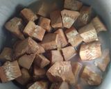 A picture of step 1 of Raw Jackfruit curry with Potato (Echor Curry).