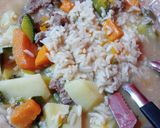 Foto del paso 2 de la receta: Sopa de arroz con osobuco