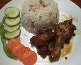 Fried chicken with vegetable rice recipe step 4 photo