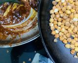 A picture of step 2 of Chana chikki (Chickpea Brittle).