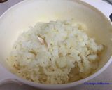 A picture of step 1 of Puff – Spicy Mashed potato filling in crispy puff pastry sheets.