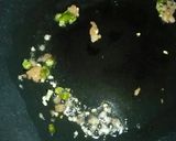 A picture of step 2 of Potato veggies stuff papad roll with salad.