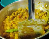 A picture of step 7 of Chole masala.