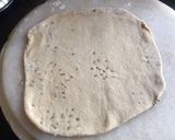A picture of step 6 of Ajwain roti.