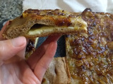 Pizza rellena sin horno