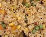 A picture of step 3 of Broken Wheat upma.