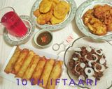 A picture of step 3 of Onion Pakora😃😃.