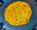 A picture of step 6 of Methi na thepla- 2 methods.