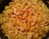 Foto del paso 6 de la receta: Pasta gratinada con pollo, puerro y jamón