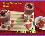 रोज़ वाटरमेलन ड्रिंक (rose watermelon drink recipe in Hindi) रेसिपी चरण 12 फोटो