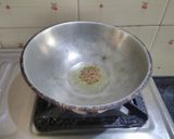 A picture of step 2 of Falahari sukhi bhaji.