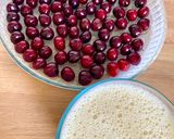 A picture of step 5 of Healthy Gluten-Free, Dairy-Free Clafoutis.