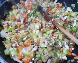 Foto del paso 6 de la receta Berenjenas rellenas de Verduras al horno!!🍆