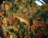 A picture of step 2 of Stuffed moong Chilla.