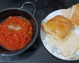 A picture of step 6 of PAAV-BHAJI (Mumbai Style).