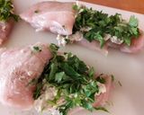 Padlizsánkrémmel töltött csirkemell recept fázis 2 fotója